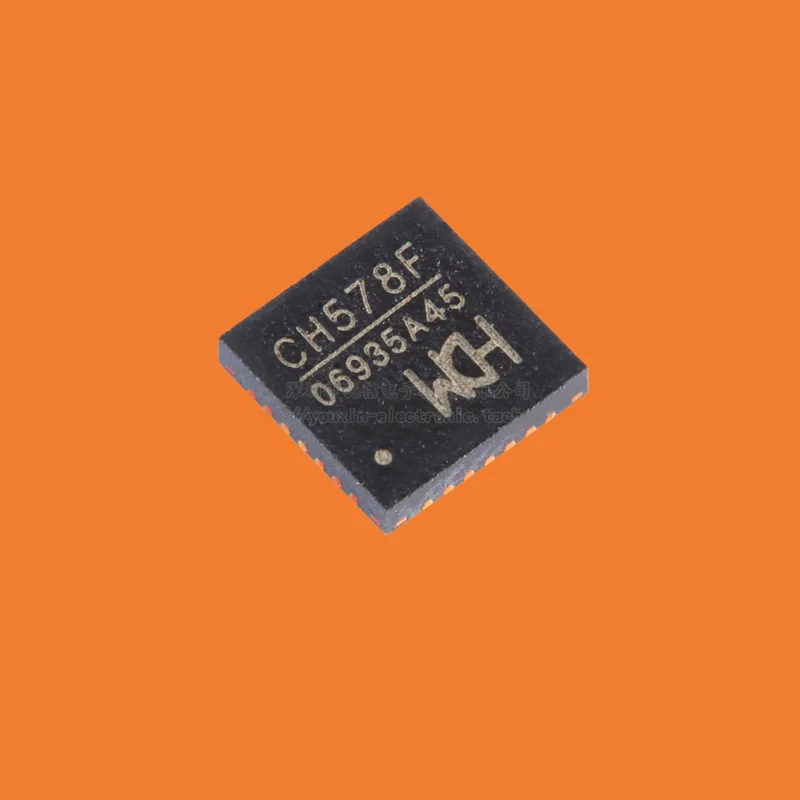 10pcs/Original CH578F QFN-28 Integrated BLE Wireless Communication ARM Core 32-bit Microcontroller Chip