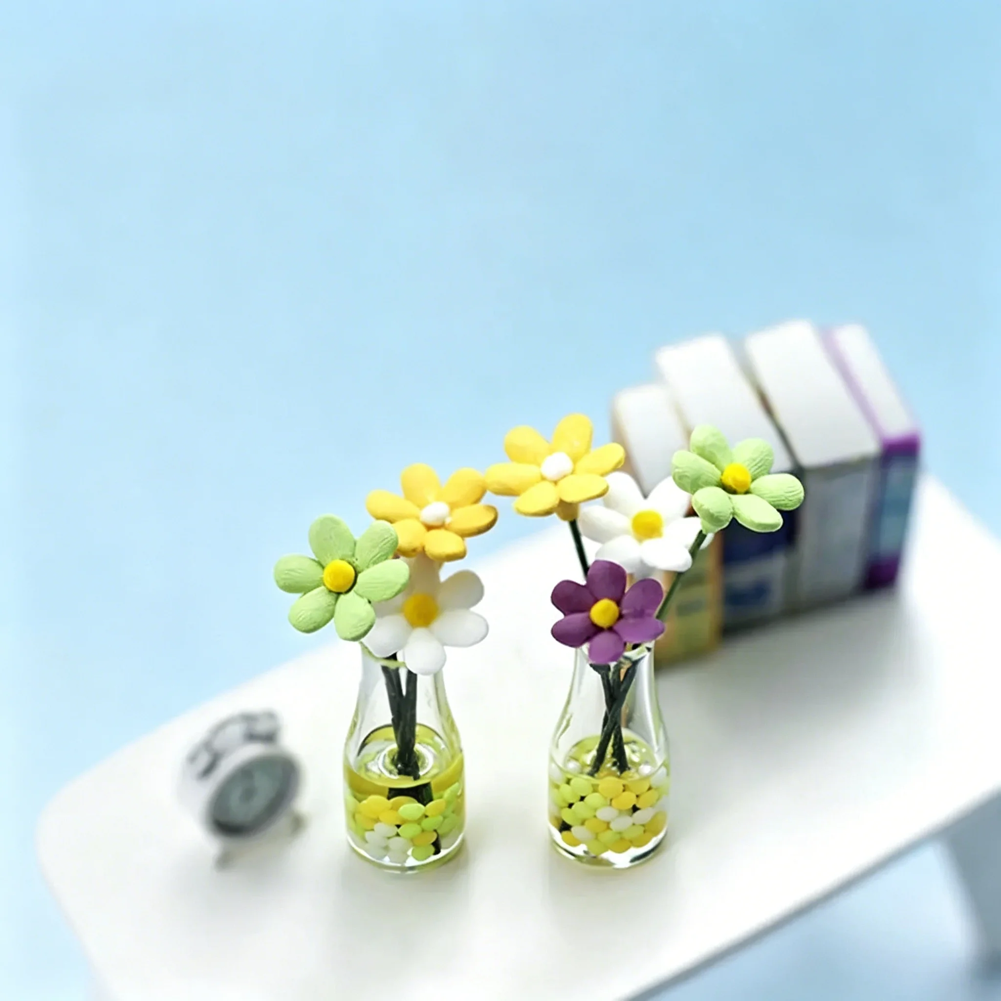 1Pc Small Flower Pot with Fine Workmanship, Smooth Surface Without Burrs, Micro Landscape Model DIY Home Decoration