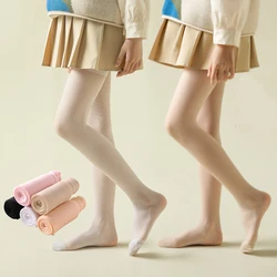 어린이 소녀 레깅스 스타킹 양말, 심플한 화이트 블랙 발레 스타킹, 부드러운 통기성 댄스 팬티 스타킹, 여름