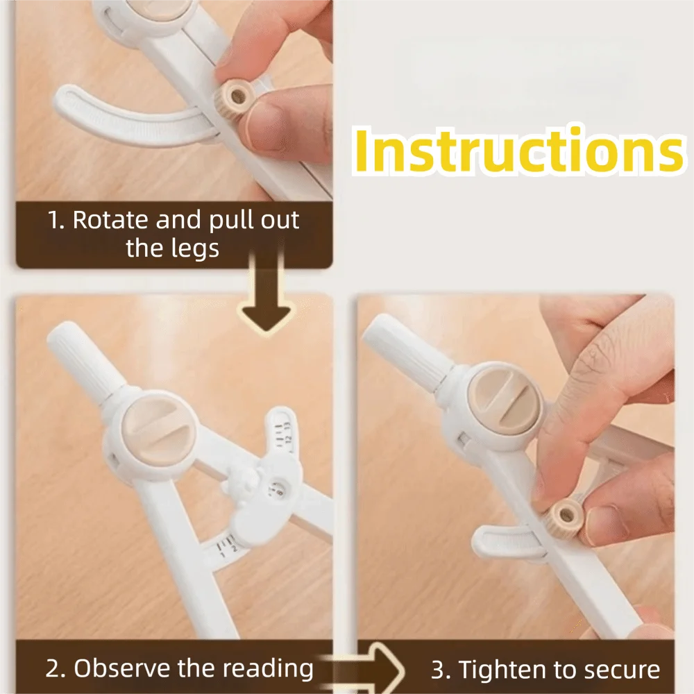 Digital Display Multifunction Drawing Compass Precise Geometry Drawing Scale Lock Distance Gauge Morandi Drawing Circles