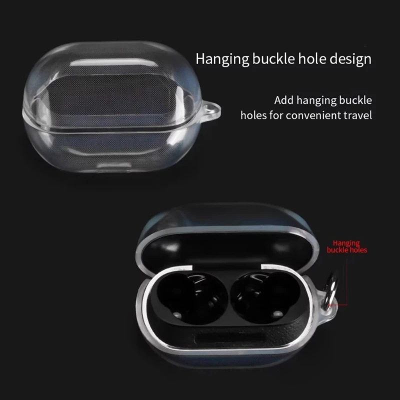 Clear Transparent Protective Case For SoundPEATS H3 Case Wireless Headphone Protector Silicone Case Cover For SoundPEATS H3