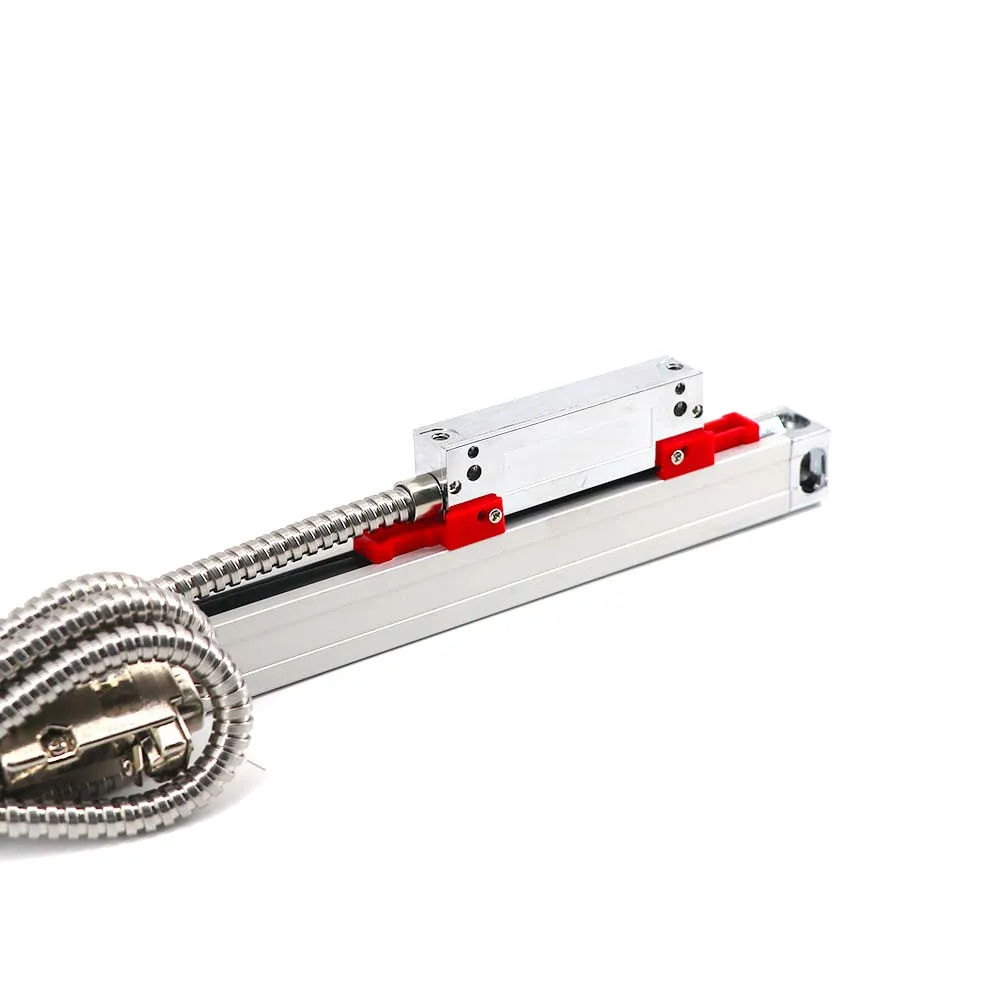 AIGE KA500 Slim Linear Scale with High Precision Optical Encoder 0.005mm for CNC Metal Mini Lathe Milling Machines
