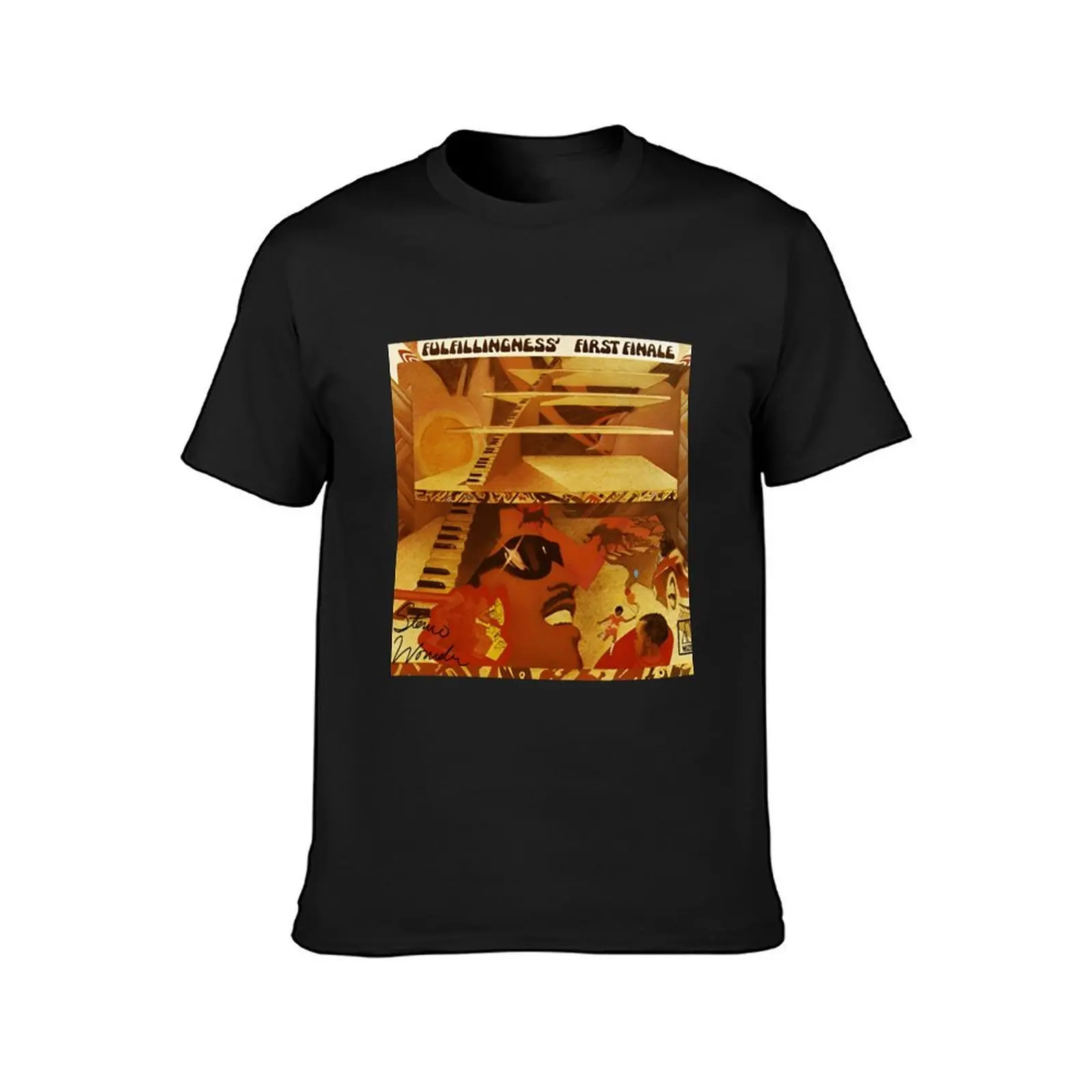 Fulfillingness' First Finale album retro T-Shirt cute clothes funnys anime T-shirt men