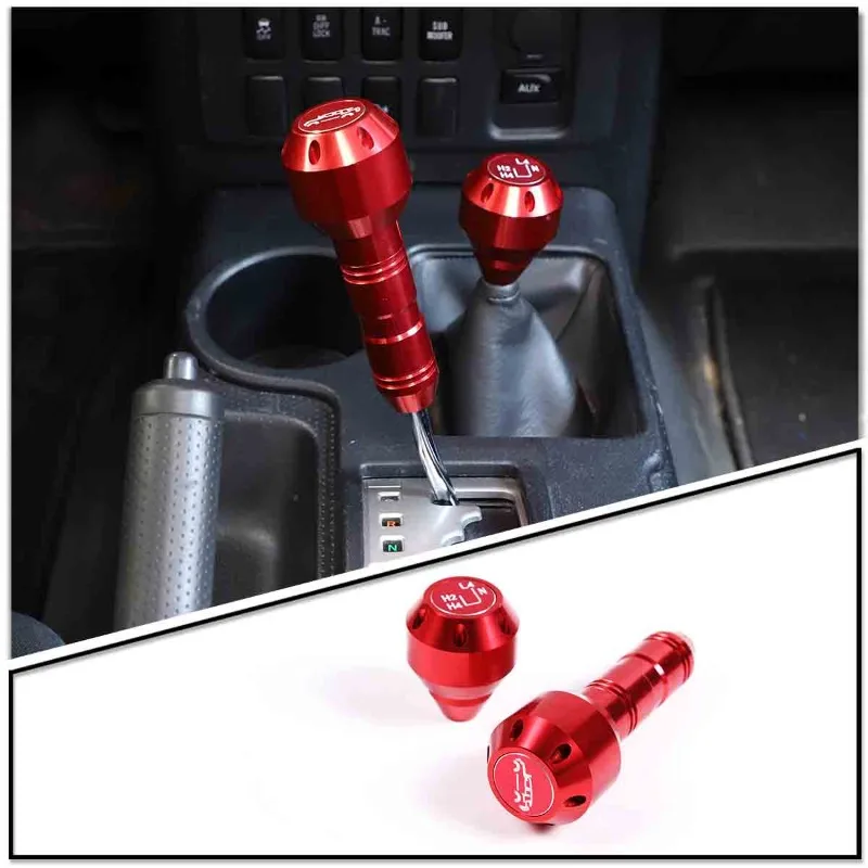 

For Toyota FJ Cruiser 2007-2021Car Gear Shift Knob Stick Head Car Gear Shift Lever Handle Modification Interior Accessories