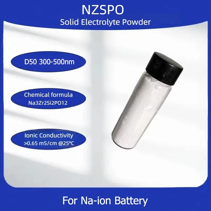NZSPO-R500 sodium Solid Electrolyte Powder for Sodium-Ion Battery | NZSPO 500nm / NZSP for Na-ion Battery Lab