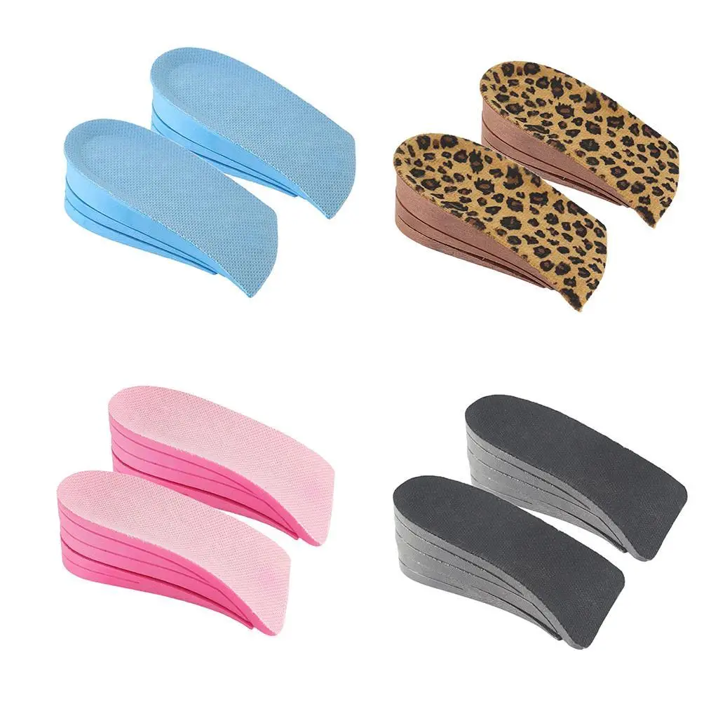 Semelles Invisibles en PVC Réglables, Recommandées d'AugWhiteles Talons, Remonter les Semelles, Coussin, 4cm