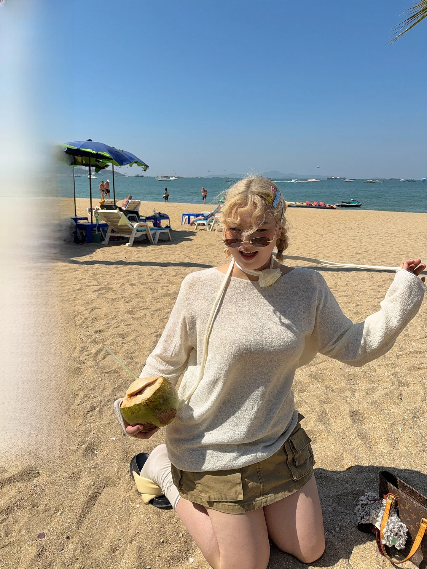 

Casual Knitted Rose Tie-Ba Sweater Women plus Size Early Spring Versatile Holiday Lazy Top Comfortable Medium Softn Long...