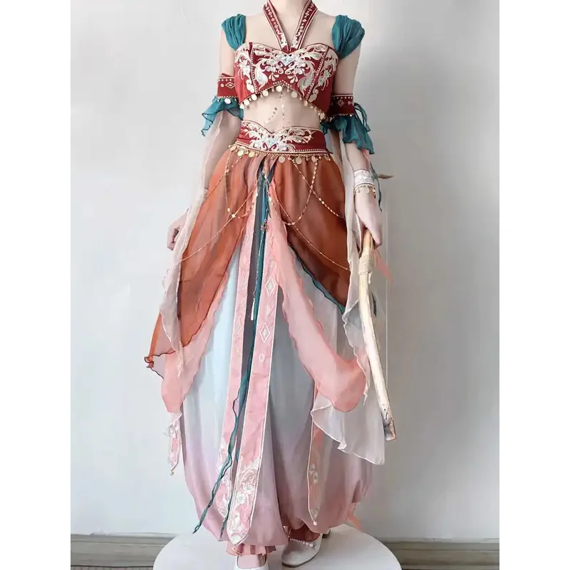 

holy sound improve Hanfu apsaras Dunhuang princess pants suit Alien Han elements the Western Regions cos cosplay Halloween