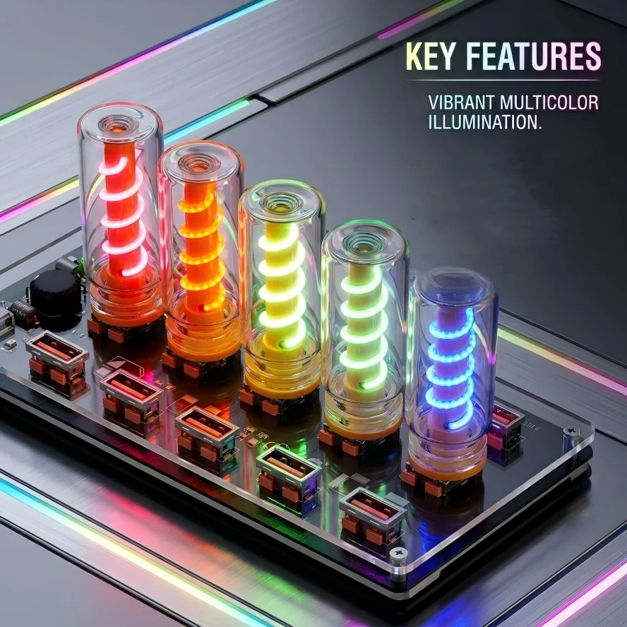 5V USB LED Filament Frosted Clear Glass Night Light Dimmable Touch Control for Car Home Room Laptop PC Festival Decoration