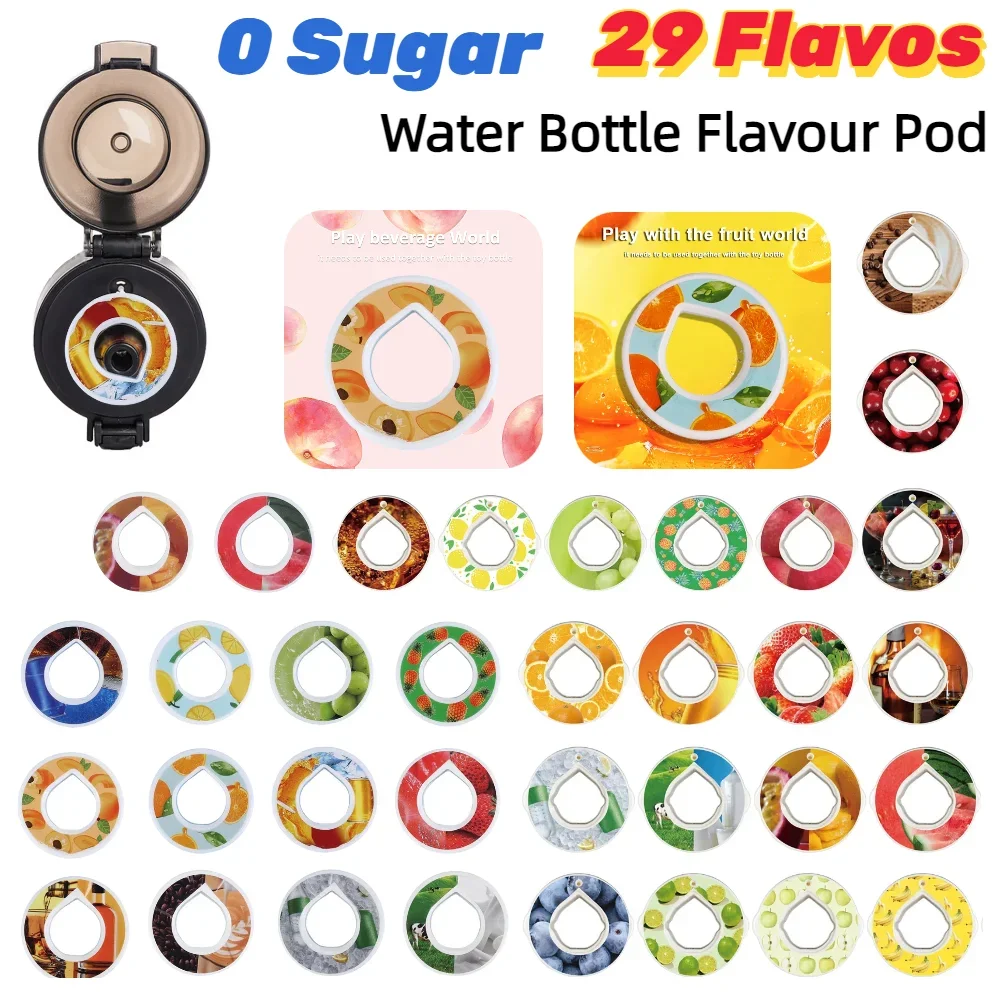 Water Bottle Flavour Pod Creative Flavour Scent Pods 0 Sugar Used In Flavoured Drinking Bottle with Fragrance Drink More Water