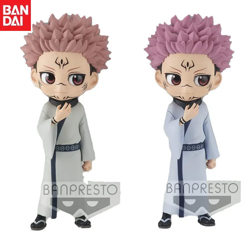 In Stock Bandai Original Q Posket Anime Jujutsu Kaisen Ryomen Sukuna Action Figure Model Children's Toys