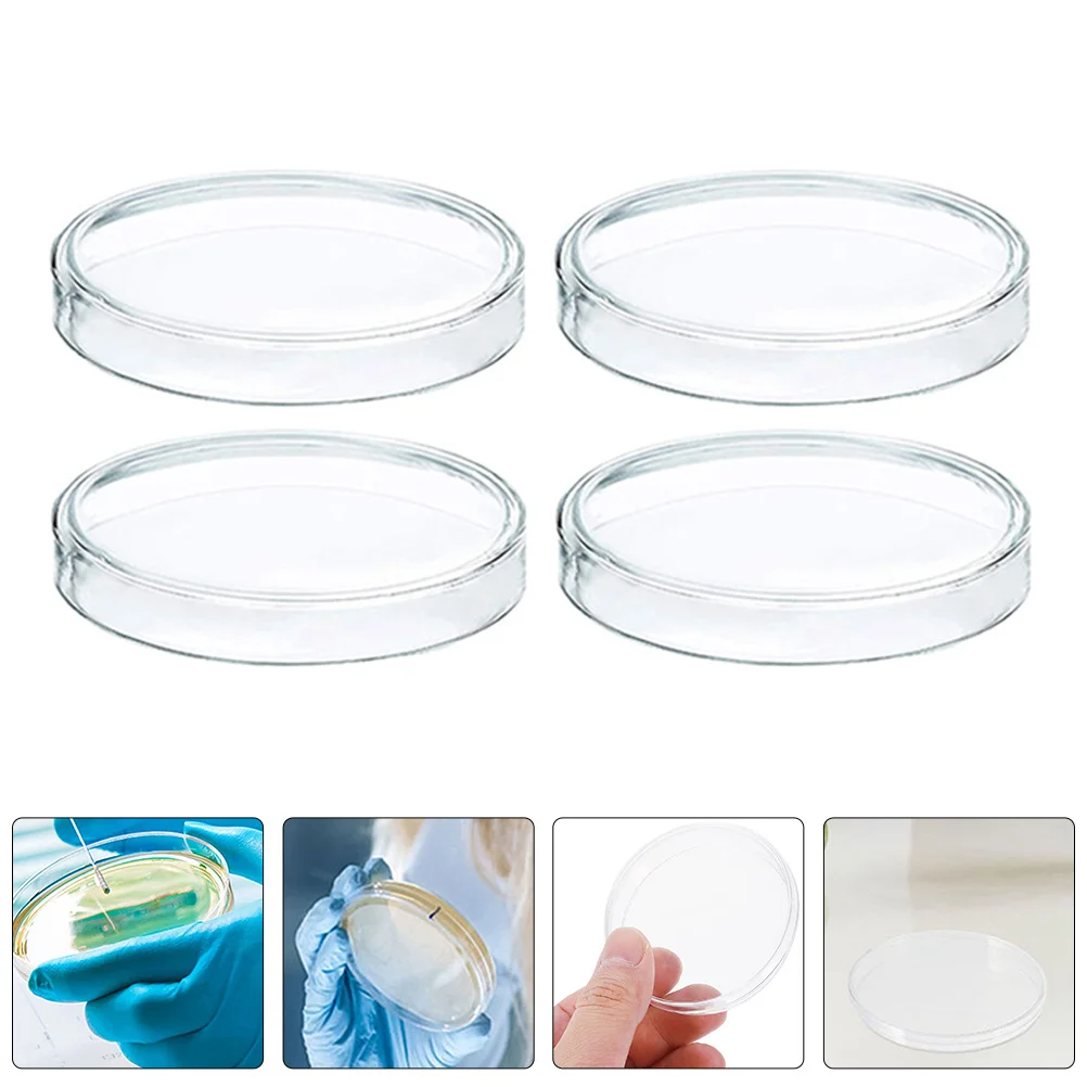 

10Pcs Petri Dishes Plastic Sterile Culture Plates Laboratory Agar Plates for Science School Experiments Lids
