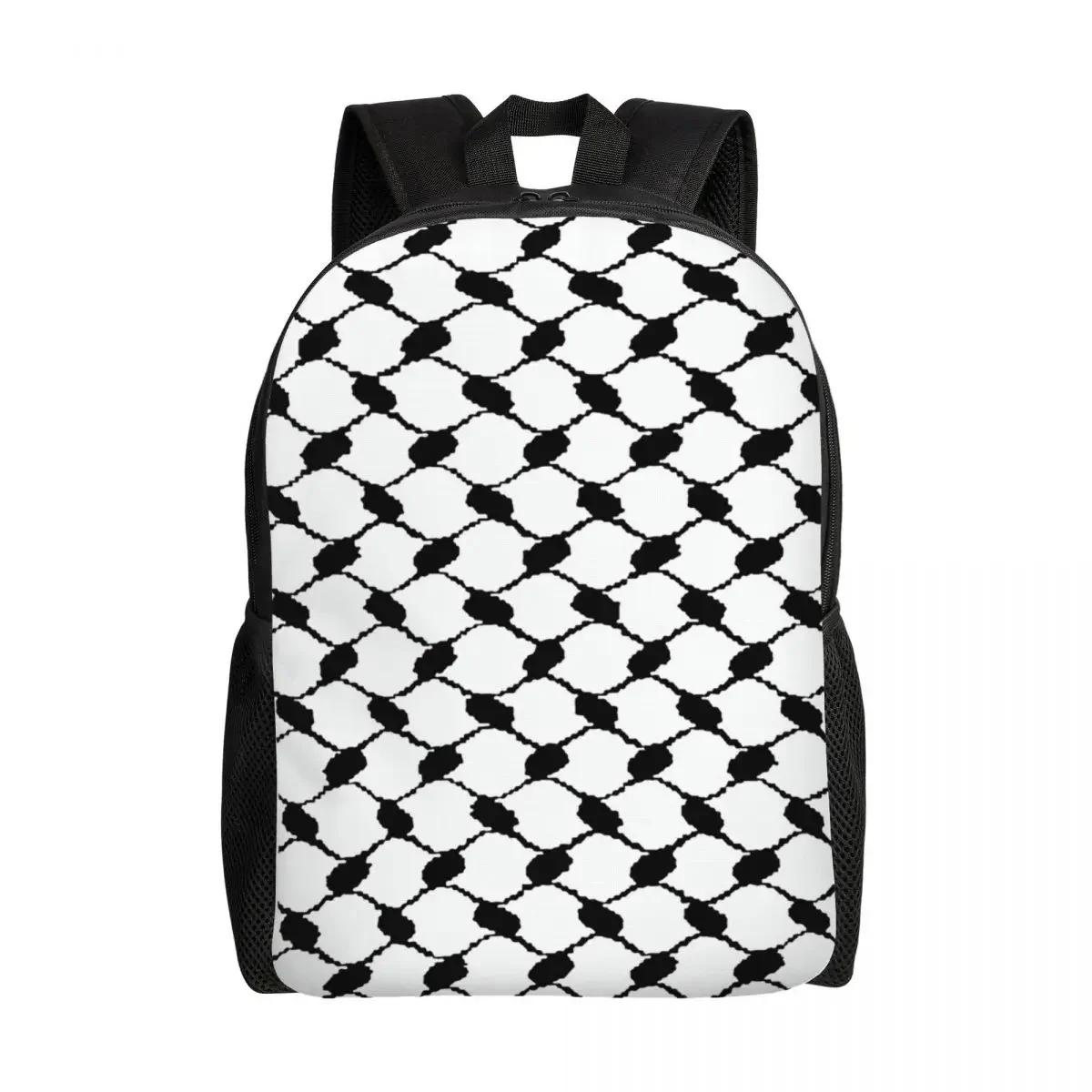Custom Palestinians Keffiyeh Backpack for Girls Boys Tradition School College Travel Bags Men Women Bookbag Fits 15 Inch Laptop