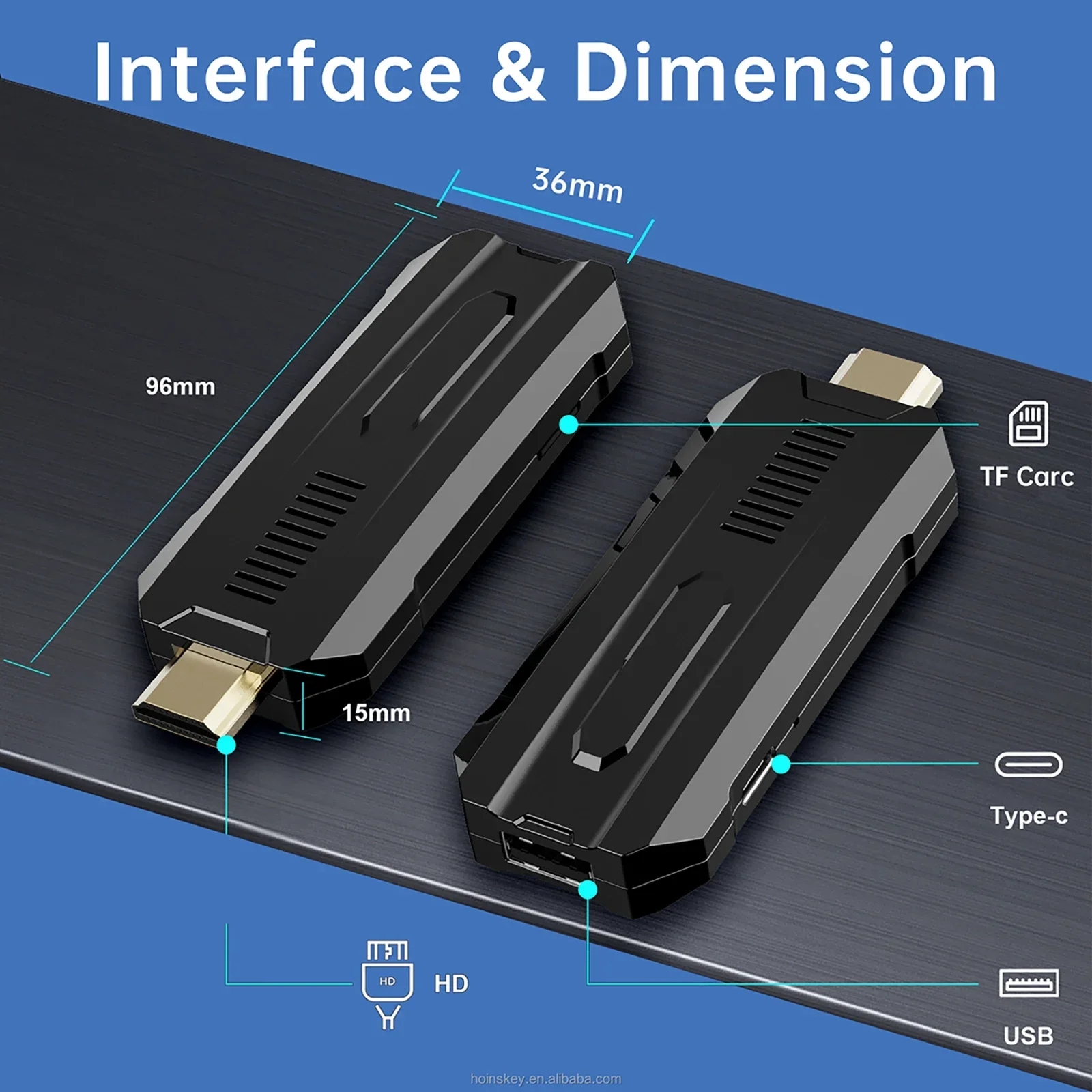 Dispositivo de TV portátil, decodificador con Android 13, 8K, Fire TV Stick, iATV R3, RockChip RK3528, 2,4G/5G, WiFi6, BT5.0, Control de voz, ranura