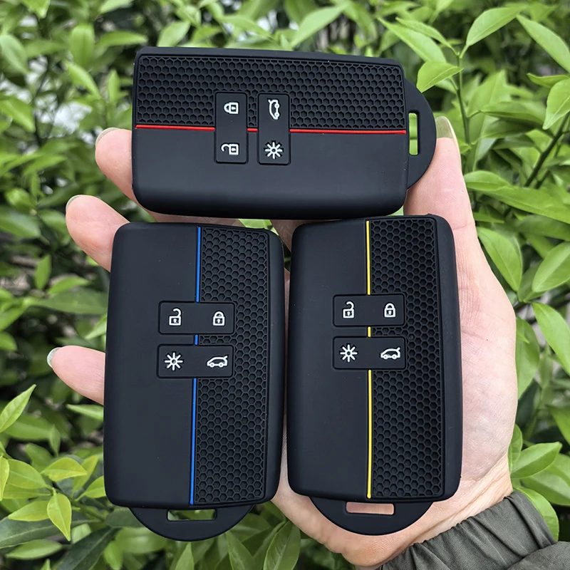 Silikon-Schlüsselhülle für Renault Austral Captur Arkana Koleos Zoe Scenic Dacia Sandero Duster Logan Jogger Kadjar Clio Megane