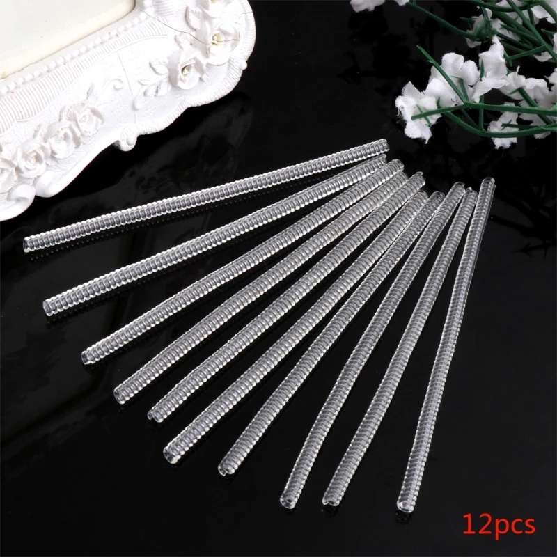 12 Pieces Invisible Ring Size Adjuster Fit Most Rings Resizing Fitter Tools for Creative Loose Ring Tightener General