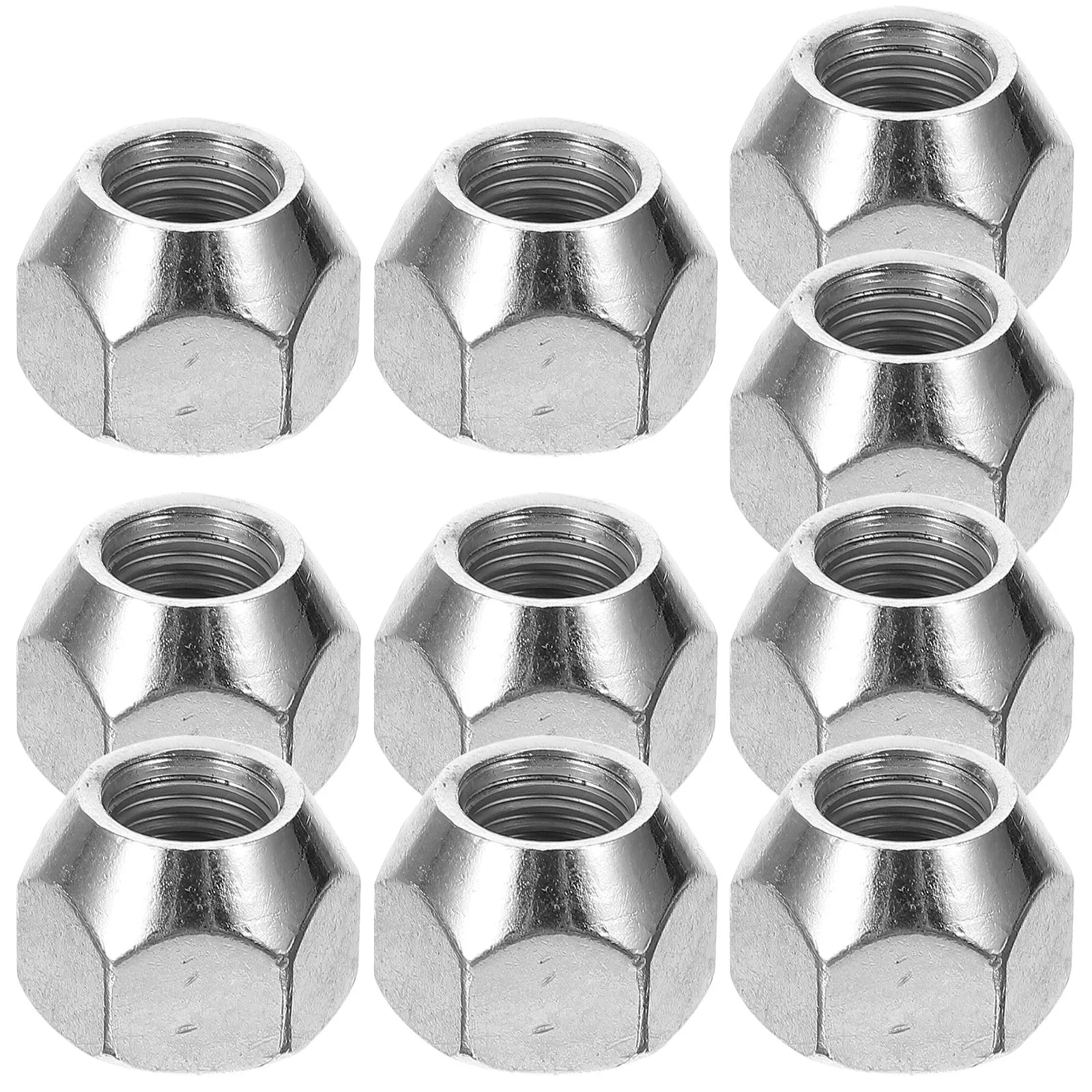 

10 Pcs Flange Nut M12x1.5 Car Wheel Accessories Lug Bolt Screw Wheel Covers Caps Replacement Metal Nut