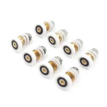 8個20/23/25/27mm直徑淋浴房玻璃拉門吊輪滾輪浴室拉櫃偏心滑輪 8 最佳銷售 滑動門輪 - №2