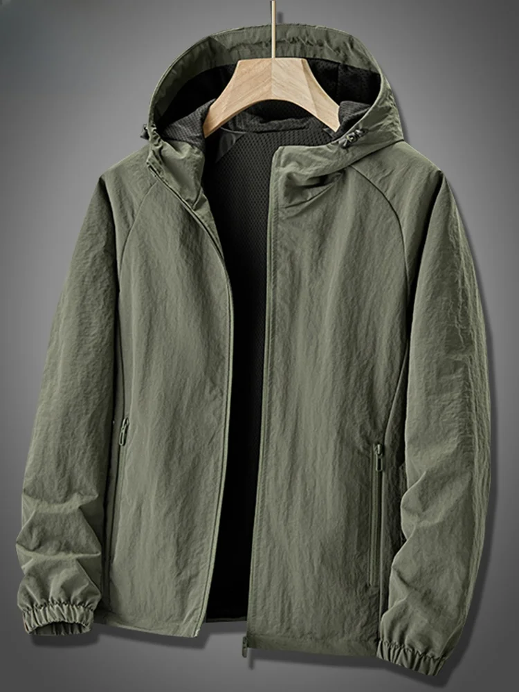 

Yu Zhaolin Men's Jaet 2025 New Spring Autumn Outdoor Thin Loose Sport Casual Dad Clothes Upper Apparel Polyester Fiber