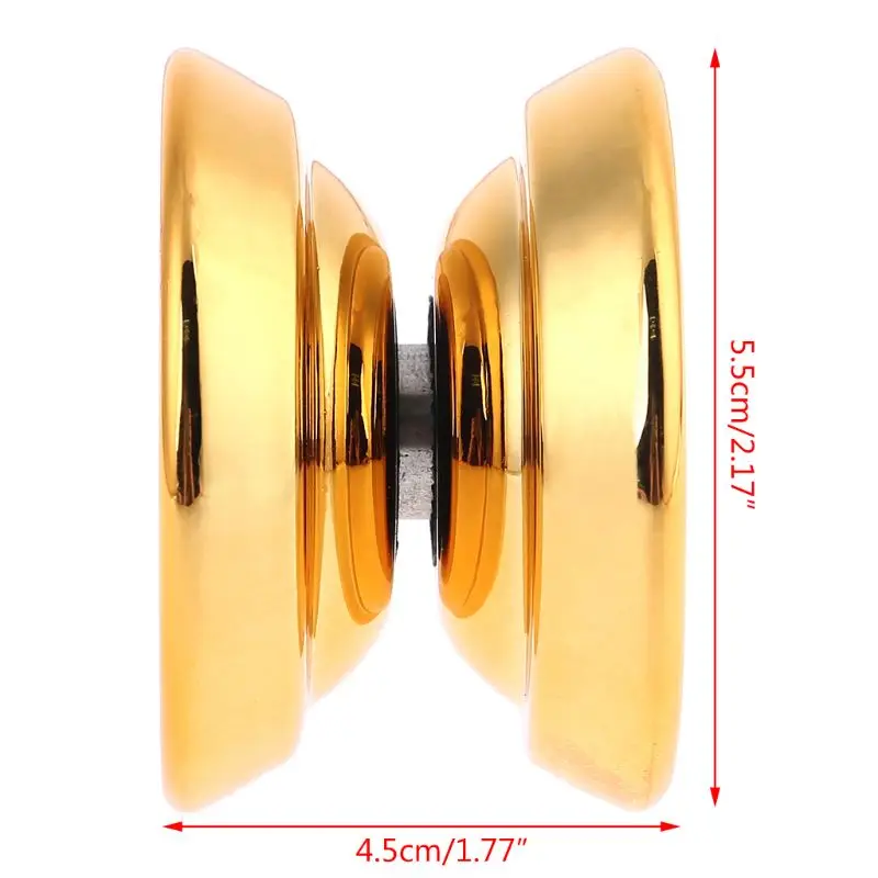 YoYo en alliage d'aluminium, 1 pièce, corde de roulement à billes, jouet professionnel pour enfants