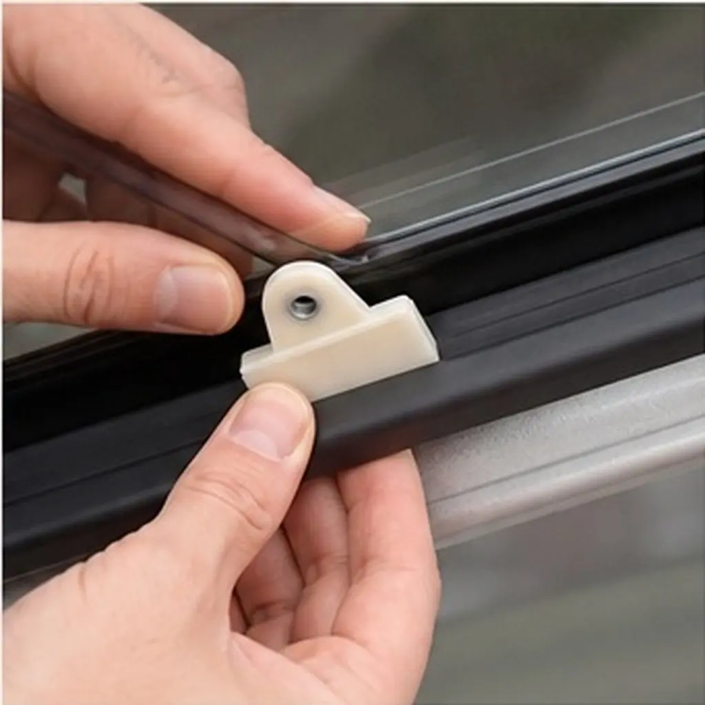 4Pcs Car Window Glass Clips Plastic Fixing Clamp Window Regulator Clips Side Skirt Glass Panel Holder Screen Fixing Clip view 6
