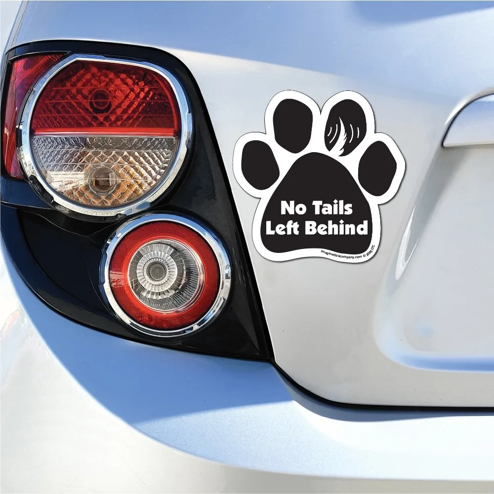 No Tails Left Behind Vintage Car Laptop Window Bumper Waterproof Vinyl Decal Accessory Cute Unique Trendy Cool Cute Retro