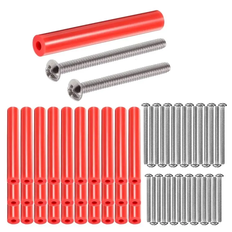A08R-Electrical Outlet Box Extender Kit 60 Pack Includes 30 Round Receptacle Boxes Piece