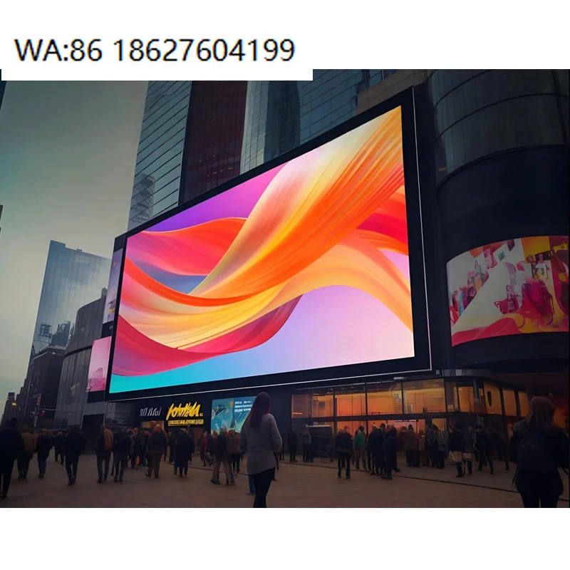 Giant Outdoor LED Video Wall Waterproof Large Size High Definition Display For City Commercial Outdoor Advertising