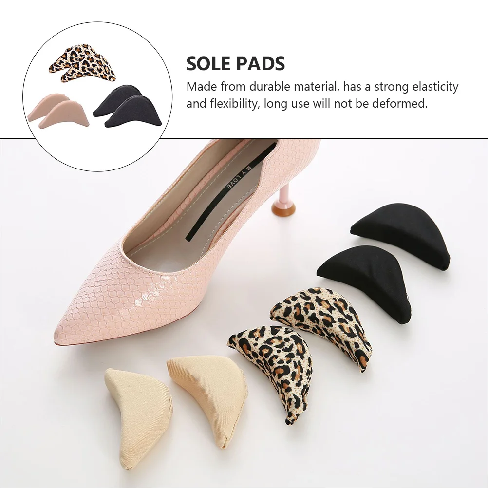 Casual Shoe Tip Mat Toe Plug Inserts High-heeled Pad Sponge Cloth Accessory Heels