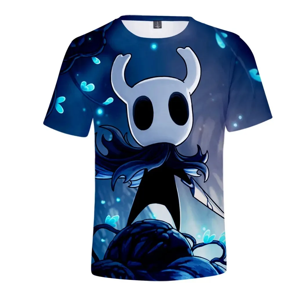 

Hollow Knight-Short Sleeve Loose T-shirt, Casual Tops, All Games, Neutral, 3D