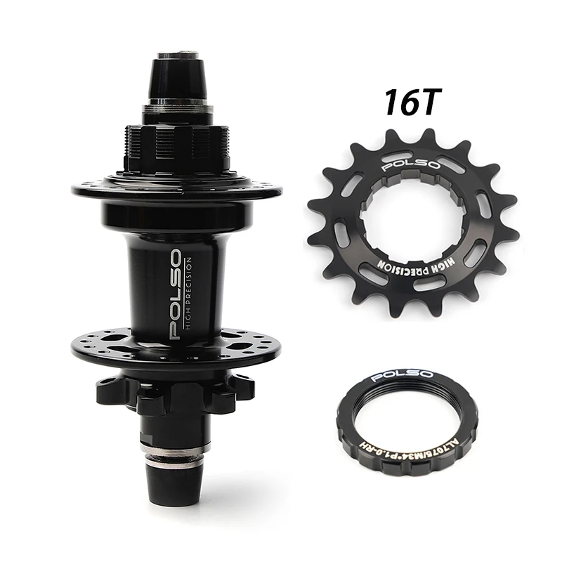 POLSO BH017 BMX Racing Hub 100x3/8 110x3/8 36H BMX Hubs with 16T