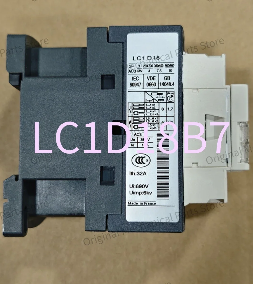 Brand new LC1D18 LC1D18B7 LC1D18B7C AC-3/3e, =440V, 18A, 24V AC 50/60Hz coil screw clamp terminals Fast delivery