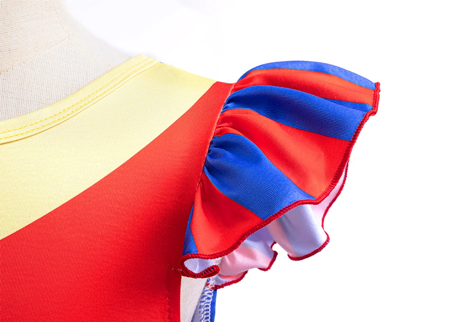 Erstaunliches Zirkus-Cosplay Pomni-Kostüm Mädchen-Clown Bühnenkostüm Kinder Karneval Halloween Party Kleid Geburtstagsgeschenk – Detail 7