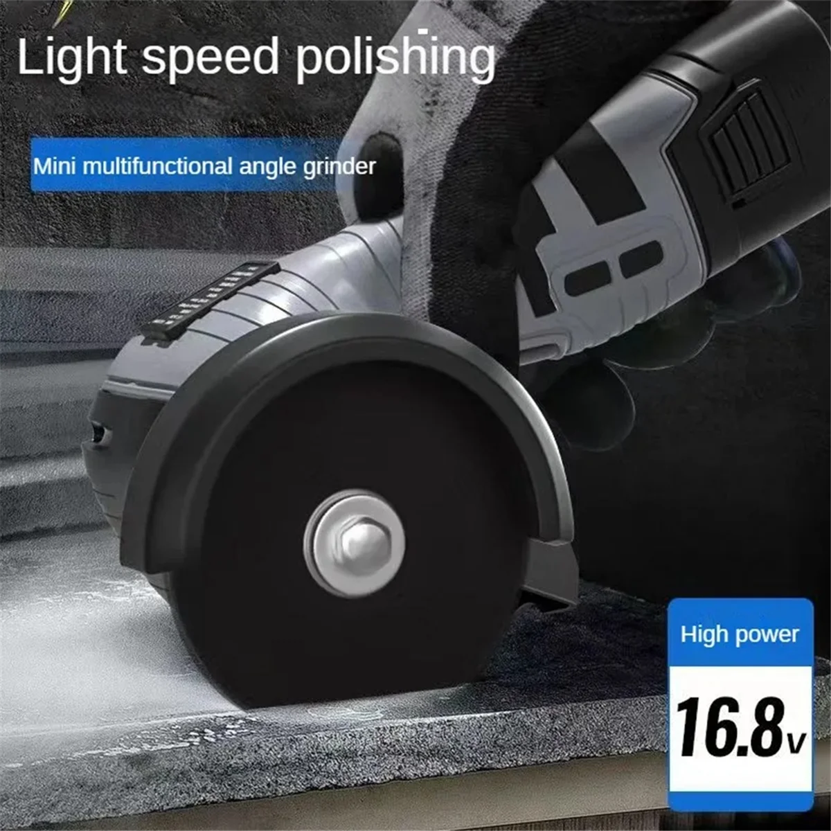 طاحونة زاوية متعددة الوظائف ، آلة طحن صغيرة ، تلميع بطارية ليثيوم محمولة ، قابس لنا