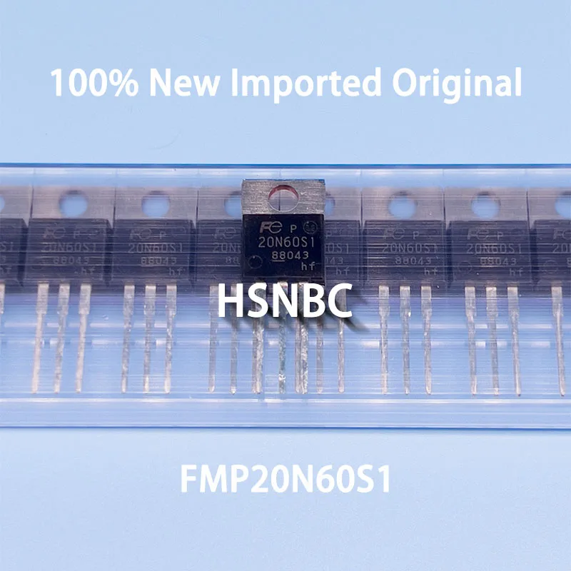 

10Pcs/Lot FMP20N60S1 20N60S1 FMP20N60S1HF TO-220 600V 20A MOSFET N-channel Power Transistor 100% New Imported Original