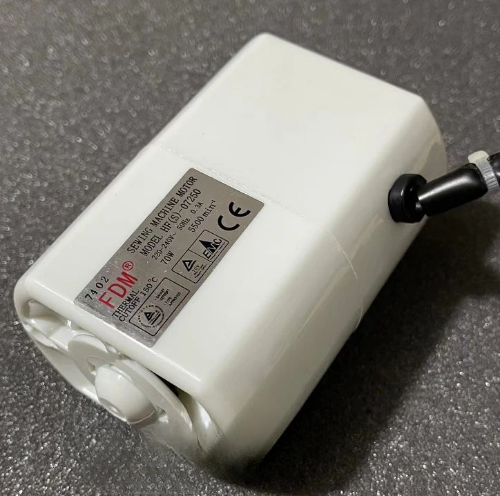 For New FDM Founder Motor HF(s) -07250 220-240V 50Hz 0.3A 70W  7402 Sewing Machine Motor 1 Piece