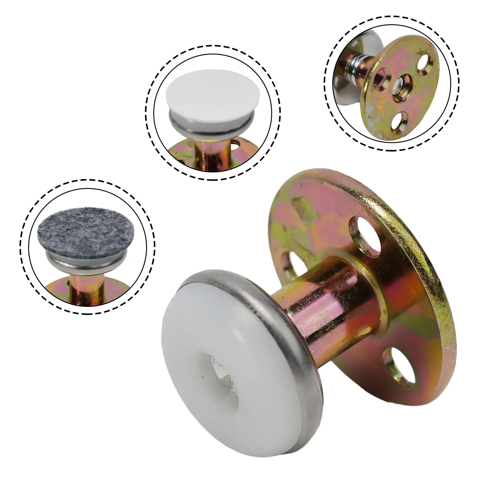 Bed Head Wall For Stabilizer with Adjustable Threaded Design for Secure Fit and Reduced Shaking on Hard Surfaces