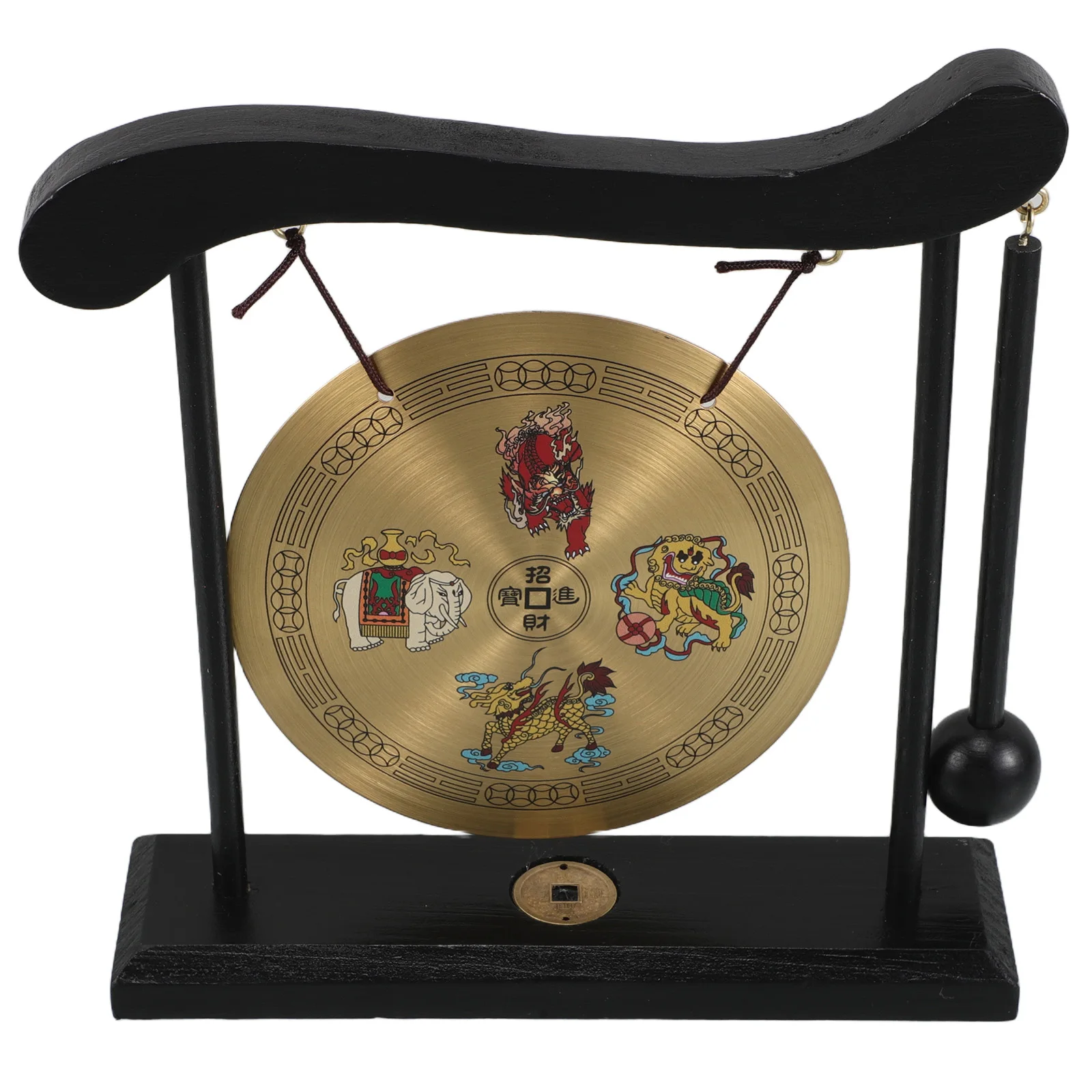 

Feng Shui Decoration Brass Copper Gong Desktop Zen Garden Accessories Ornaments Household Durability Craftsmanship