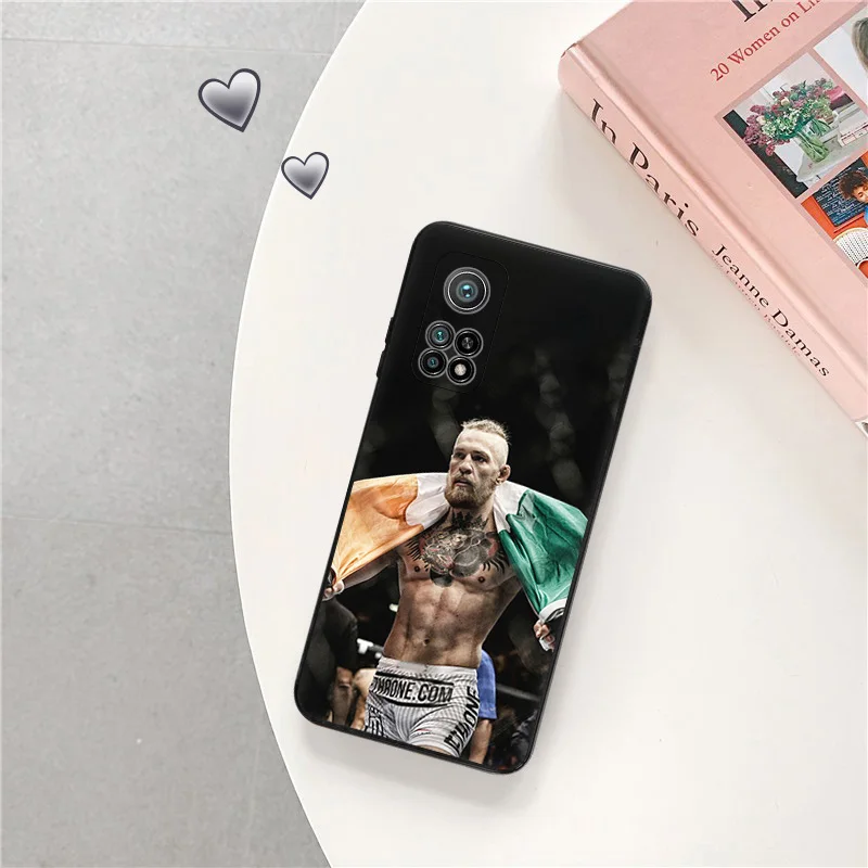 Soft Case for Redmi Note 11 Pro Plus 5G 11s 11e 11T 11Se K40 Xiaomi 11Lite 11i CC9e Conor Mcgregor Black Phone Cases Cover