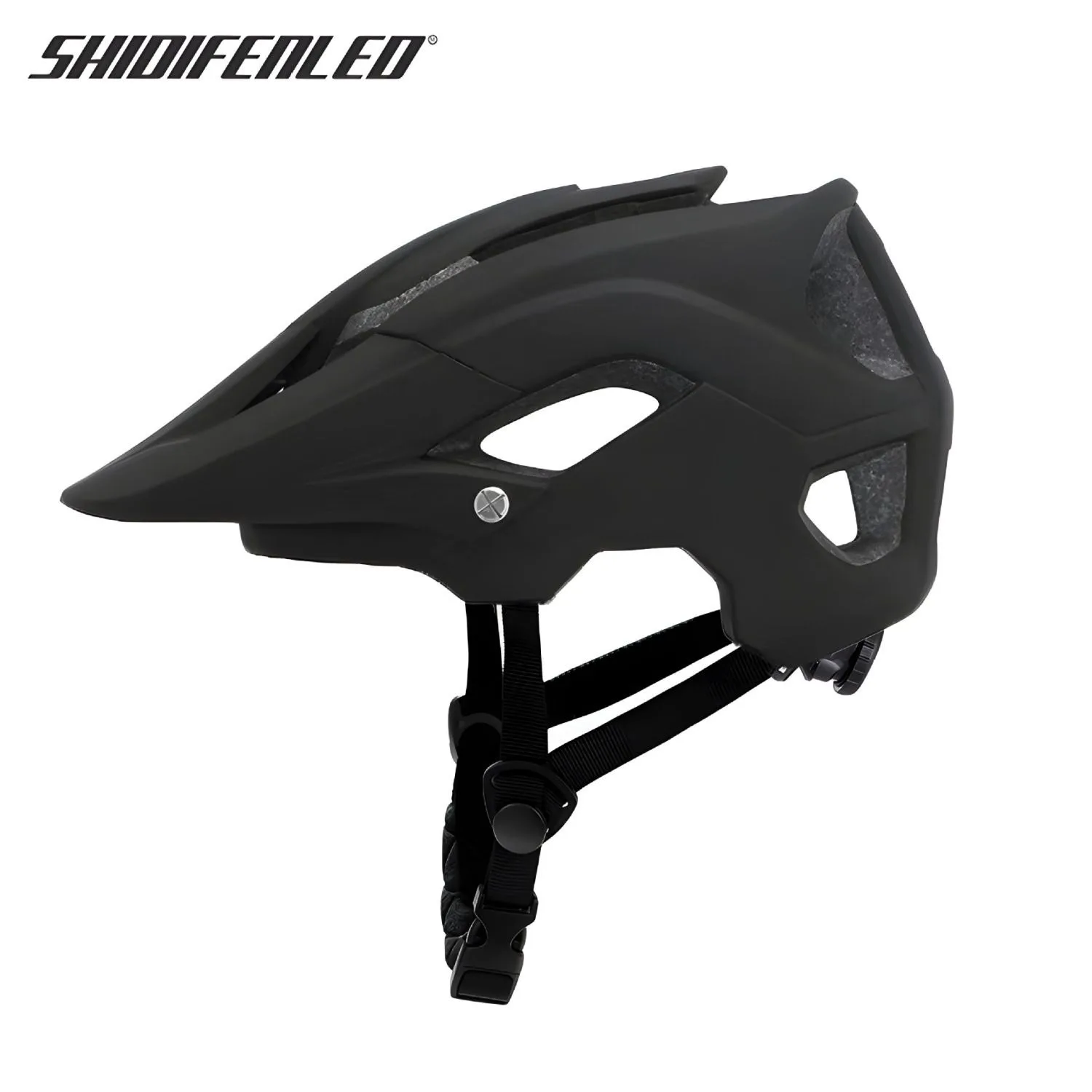 Mountain bike helmet, cycling sport safety helmet, integrated men's and women's light off-road half helmet