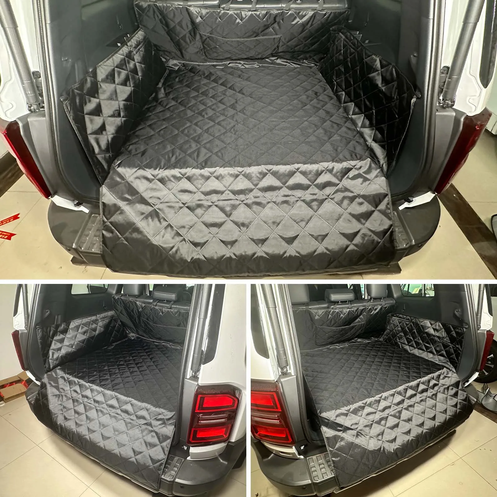 For Toyota Land Cruiser Prado 250 LC250 2024+Trunk Mat Tarpaulin Waterproof Dog Cat Back Seat Covers Car Protection Blanket