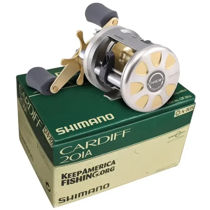 Imagem -02 - Shimano Cardiff 300a 400a 301a 401a Baitcasting Carretel de Pesca Mais 1bb 5.8:1 Água Salgada Trolling Tambor Carretéis de Pesca