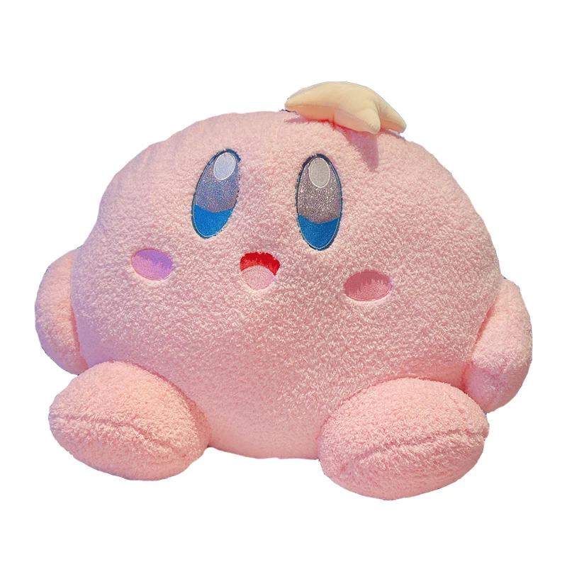 Miniso Anime Kirby Plüsch tier Kawaii niedlich rosa Peluche Kissen Decke Stofftier Puppe flauschige Kissen Home Room Decor Weihnachts geschenk