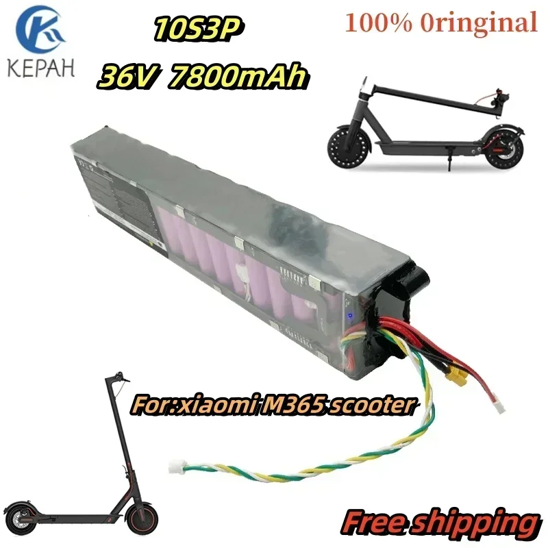 

10S3P 36V 7.8Ah M356 electric scooter Battery Pack m365 battery 18650 battery with Waterproof Bluetooth Communication