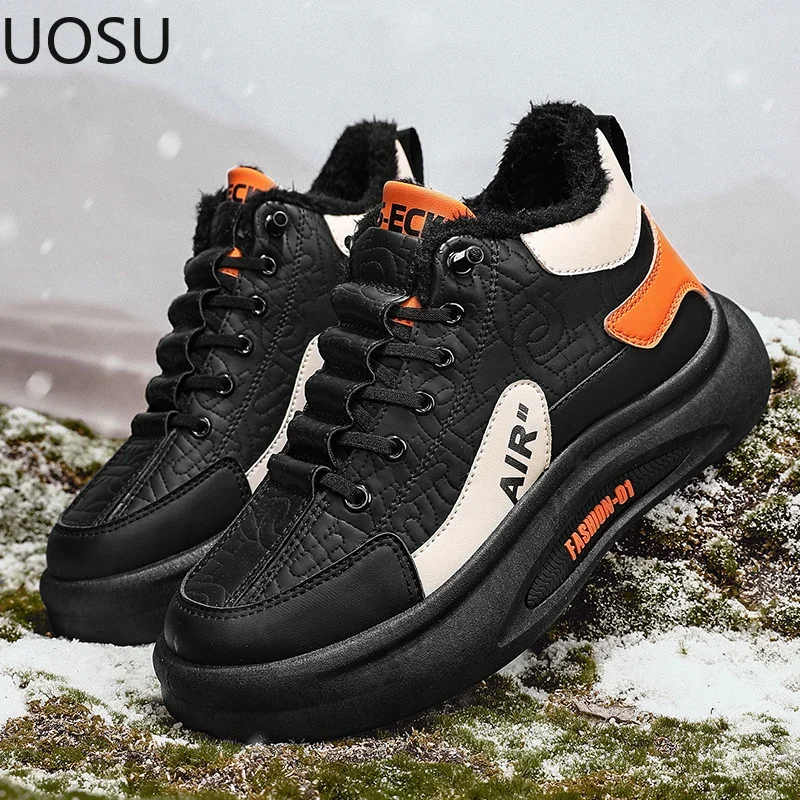 Stivali da neve da uomo Casual uomo Tooling Boot Fashion-forward Climbing scarpe da uomo antiscivolo scarpa antiscivolo UOSU nuovo arrivo caldo