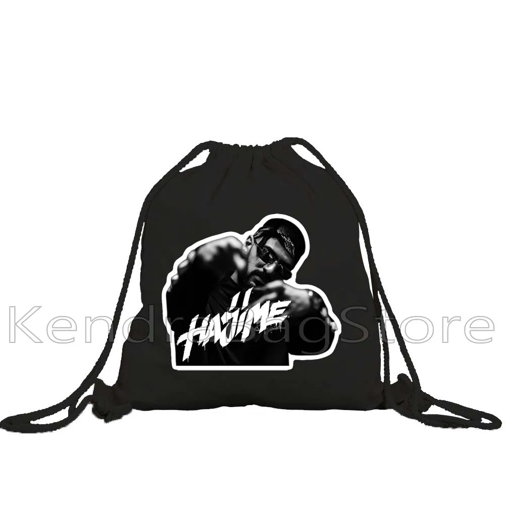 Rapper Hajime Miyagi Andy Panda Great Rap Artist Music Gifts Canvas Drawstring Backpack Sports Gym Sackpack String Bag for Sport