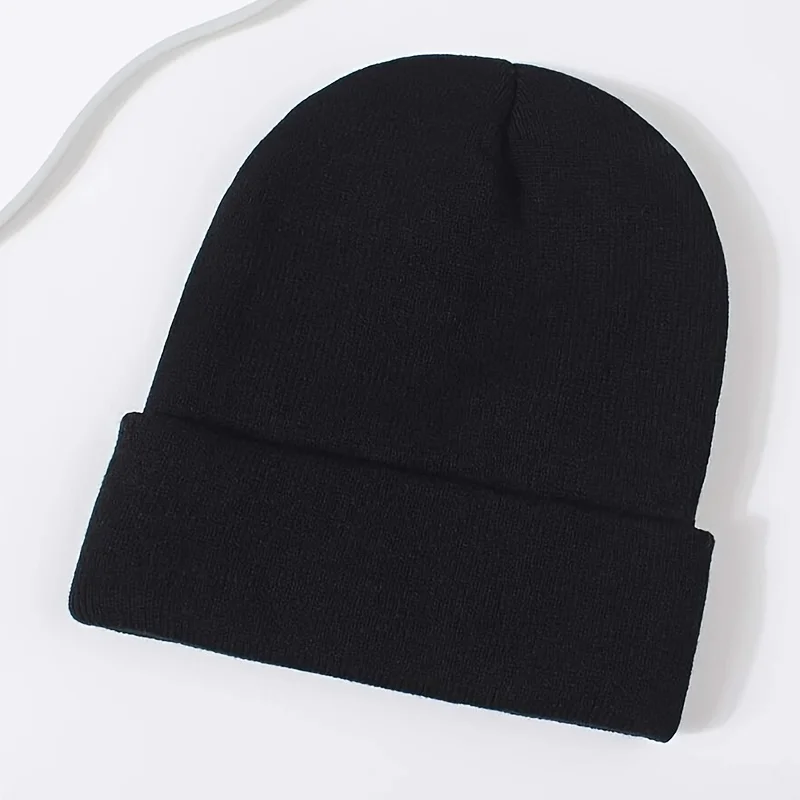 New Winter Hats Letter Beanie Woman Men Knitted Embroidery Cross KnittedHat Autumn Female Caps Warmer Bonnet Casual Kpop Cap