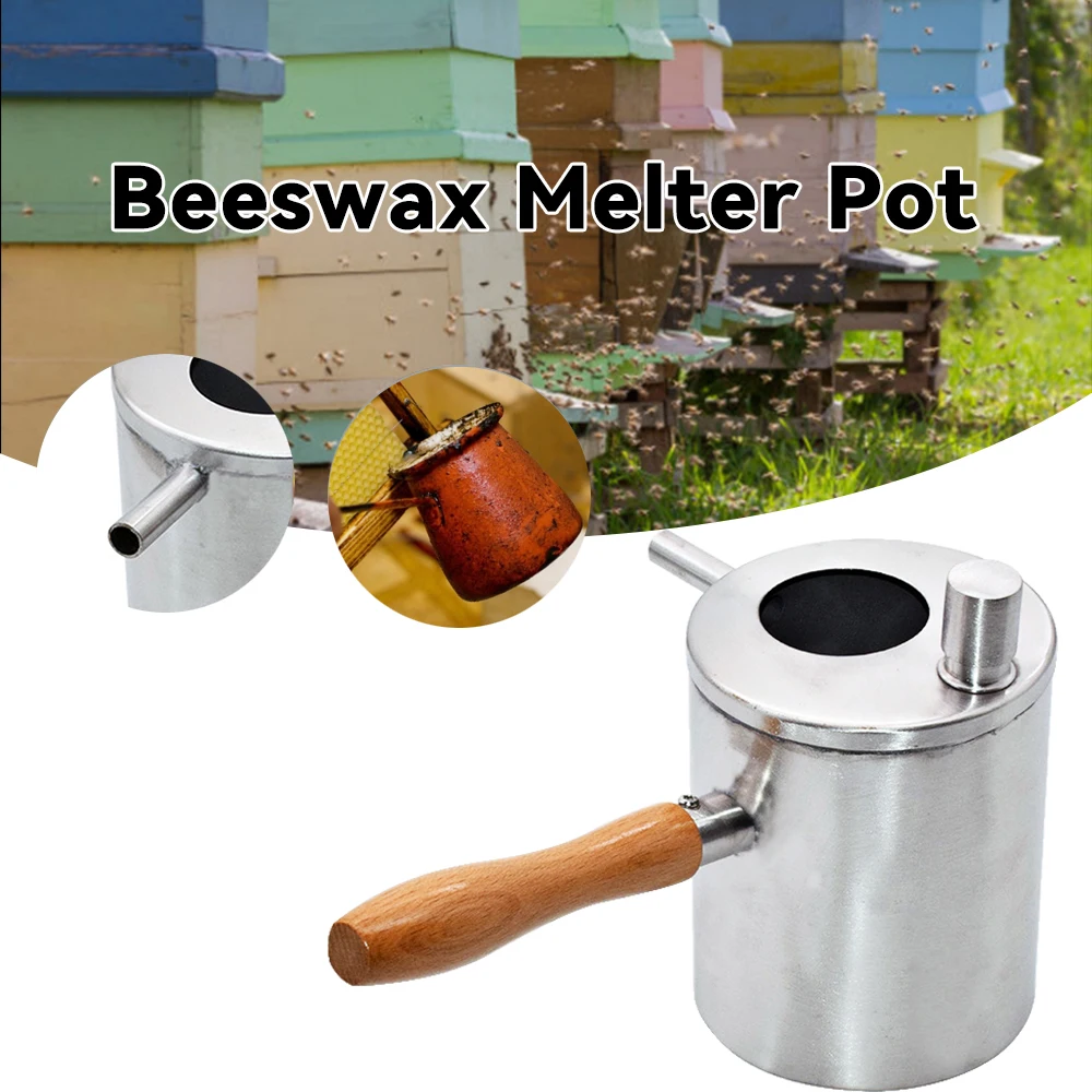 

Beekeeping Product Beewax Pot For Bees Stainless Steel Beeswax Melter Pot Wax Pot Honeybee For Beekeeper Tools