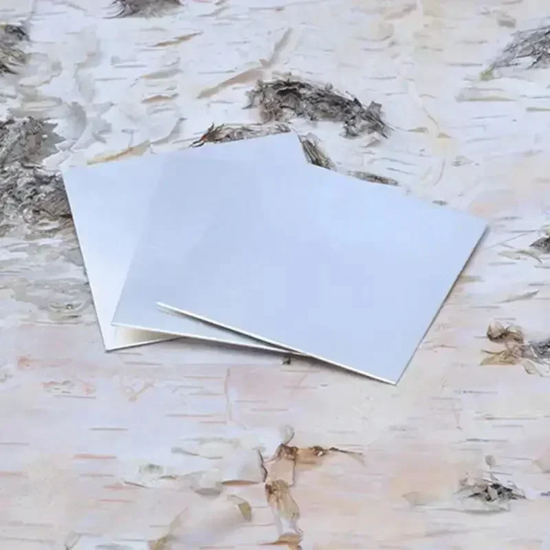 High Purity Silver Foil Silver Plate Silver Electrode Ag99.99% Support Custom Size