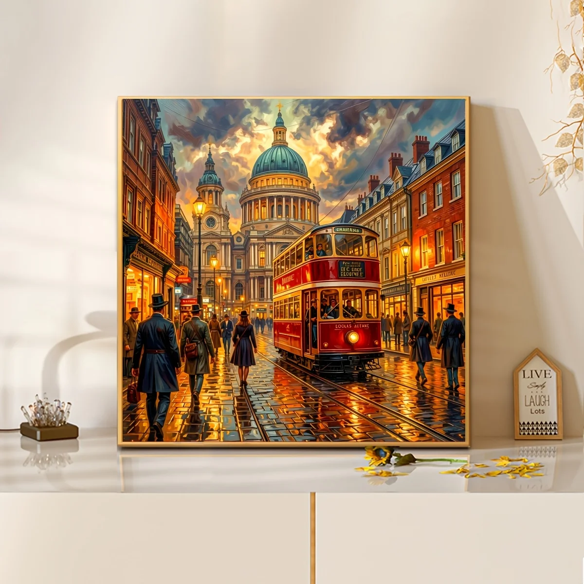 

Beautiful Street Scenery Jigsaw Puzzle 500/1024 PCS Holiday Stress Relieving Fun Games Home Decor Holiday Gifts